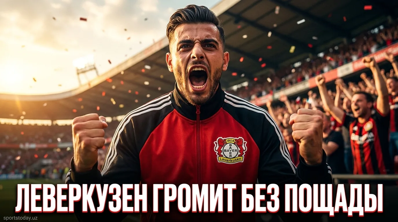 Байер Леверкузен разгромил Рот-Вайс Эссен 3:0 в товарищеском матче — Маза, Шик и Калбрет в деле