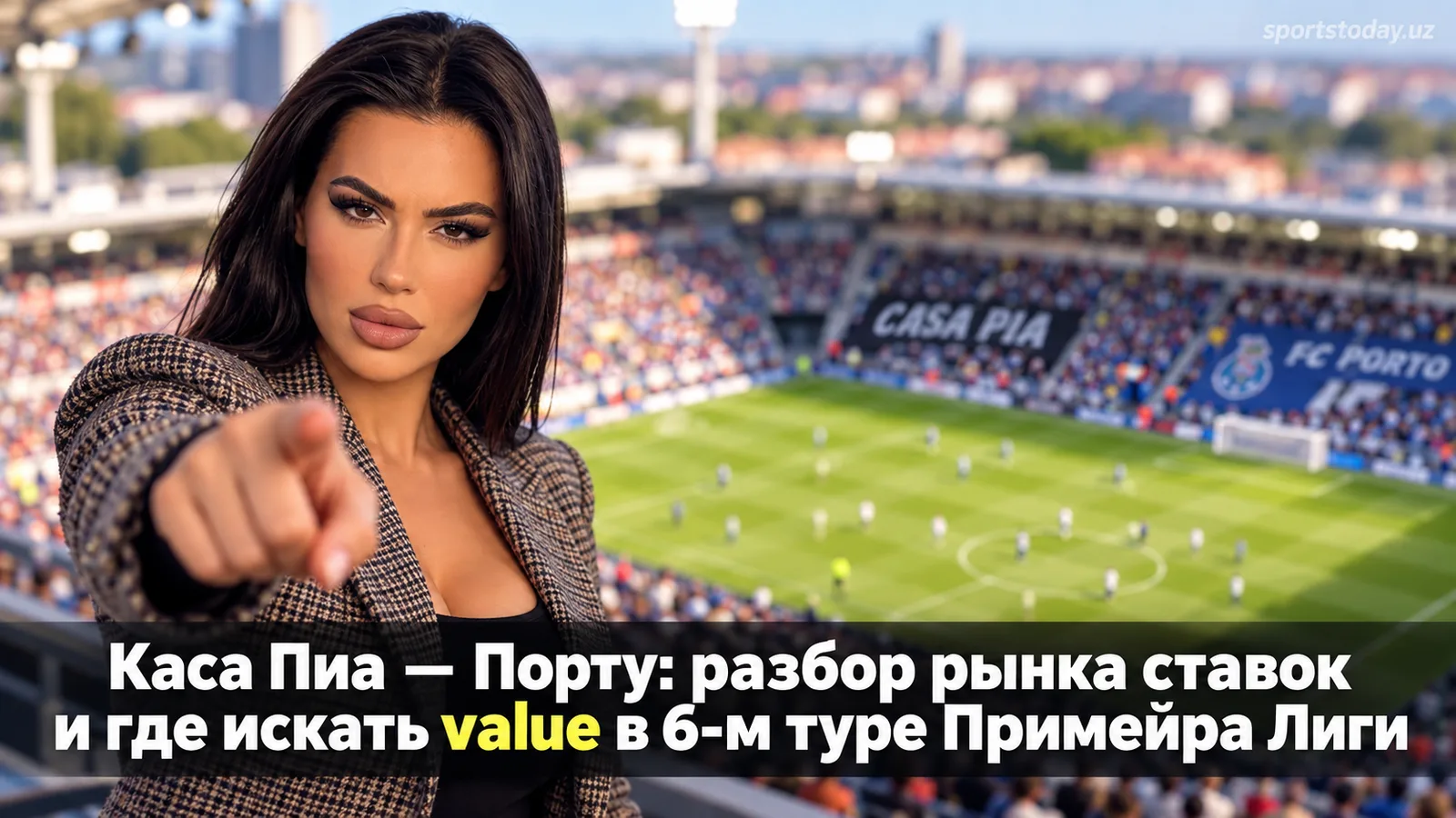 Каса Пиа — Порту: разбор рынка ставок и где искать value в 6-м туре Примейра Лиги