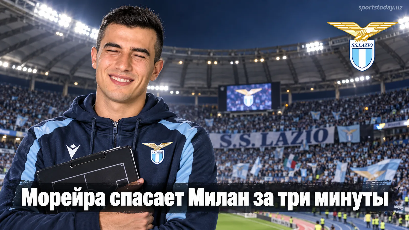 Лацио — Милан 2:2: Морейра забивает дважды за три минуты и спасает команду Аморима