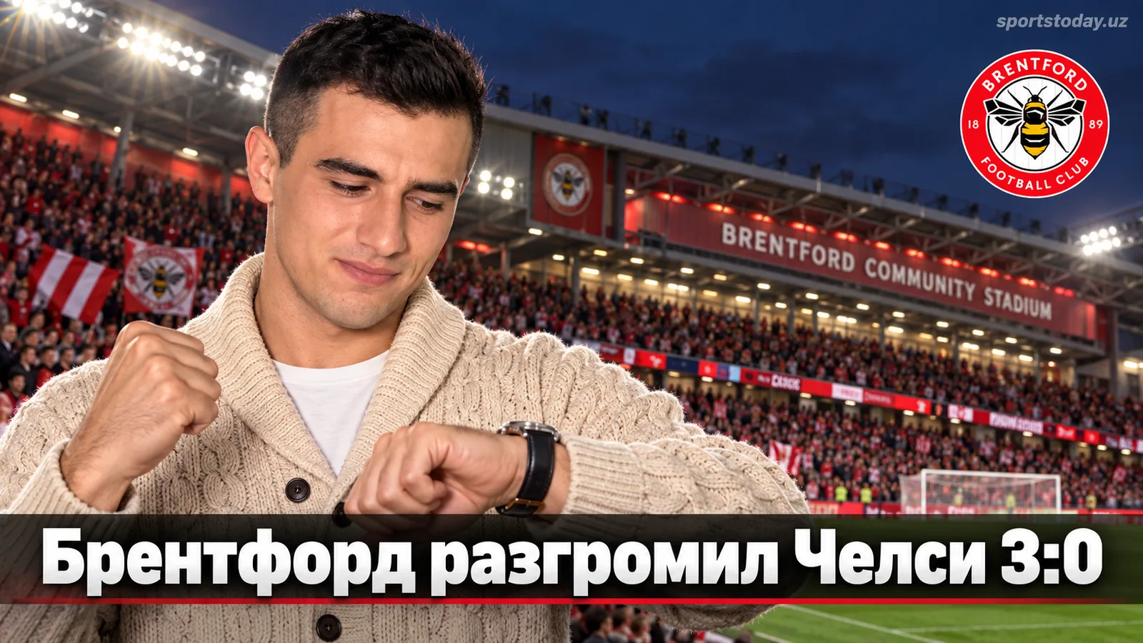 Брентфорд — Челси 3:0: «пчёлы» ужалили лондонцев без пощады